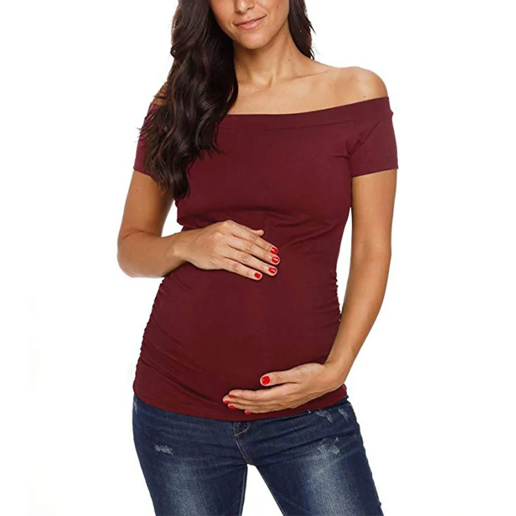 Одежда для грудного вскармливания Милая Повседневная футболка с короткими