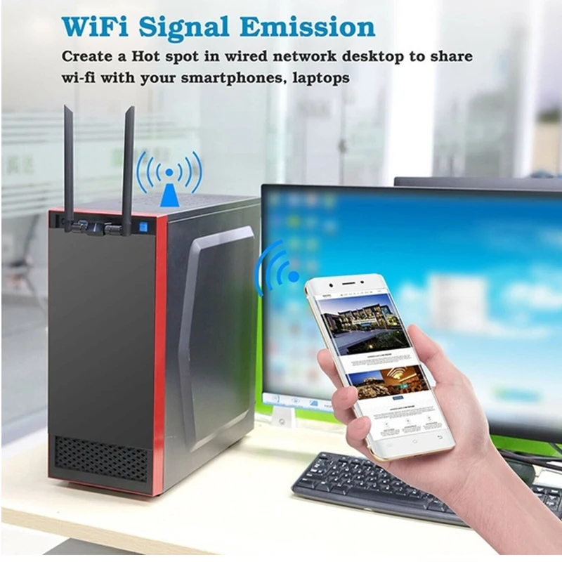 DZLST Wi Fi адаптер 1900M 2 4G двухдиапазонный USB 3 0 драйвер платы LAN Ethernet 1200M сетевая карта