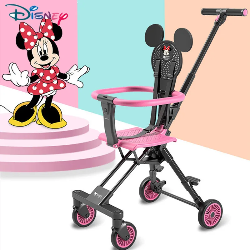 Original Disney Lightweight 3.7kg Stroller Folding Stroller Ultra-light Portable Traveling Baby Pushchair