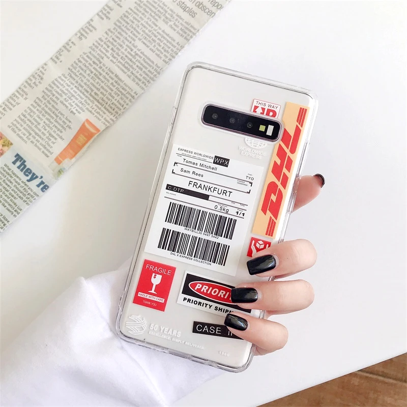 Экспресс DHL листовой чехол для телефона Samsung Note 10 8 9 plus S10 E S9 S8 S7 A30 A50 A70 A80 A90 A5 A8 A9