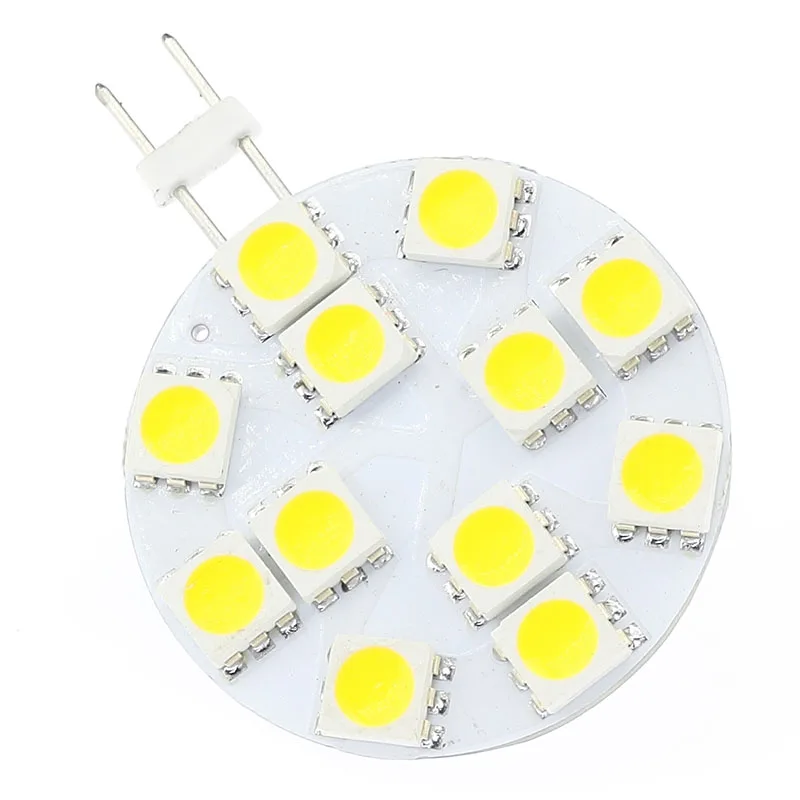 Широкий Вольт AC/DC10 30V Led G4 12LED 5050 SMD 12В 24В Bi pin яхты лодки кораблей автомобилей