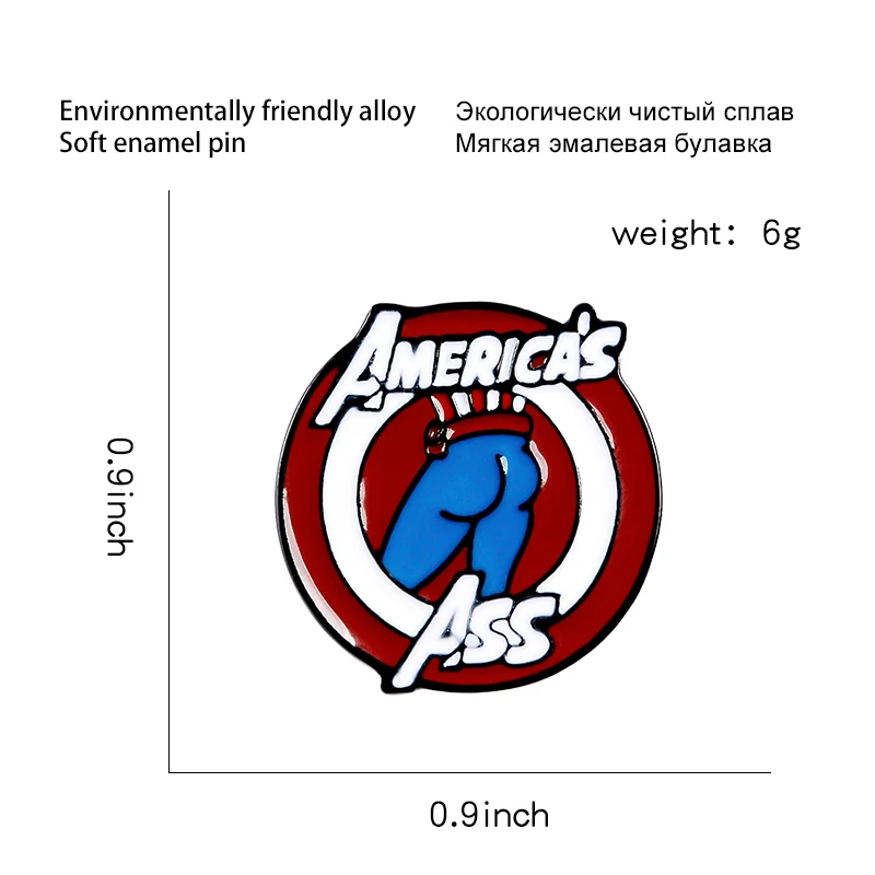 Круглая брошь-значок с изображением супергероя американского попа брошь на
