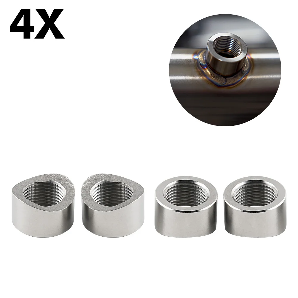 Резьба M18 X 1,5, резьба 2, кислородный датчик, выемка, гайка, сварка Bung M18 X 1,5, резьба 304, нержавеющая сталь - изображение