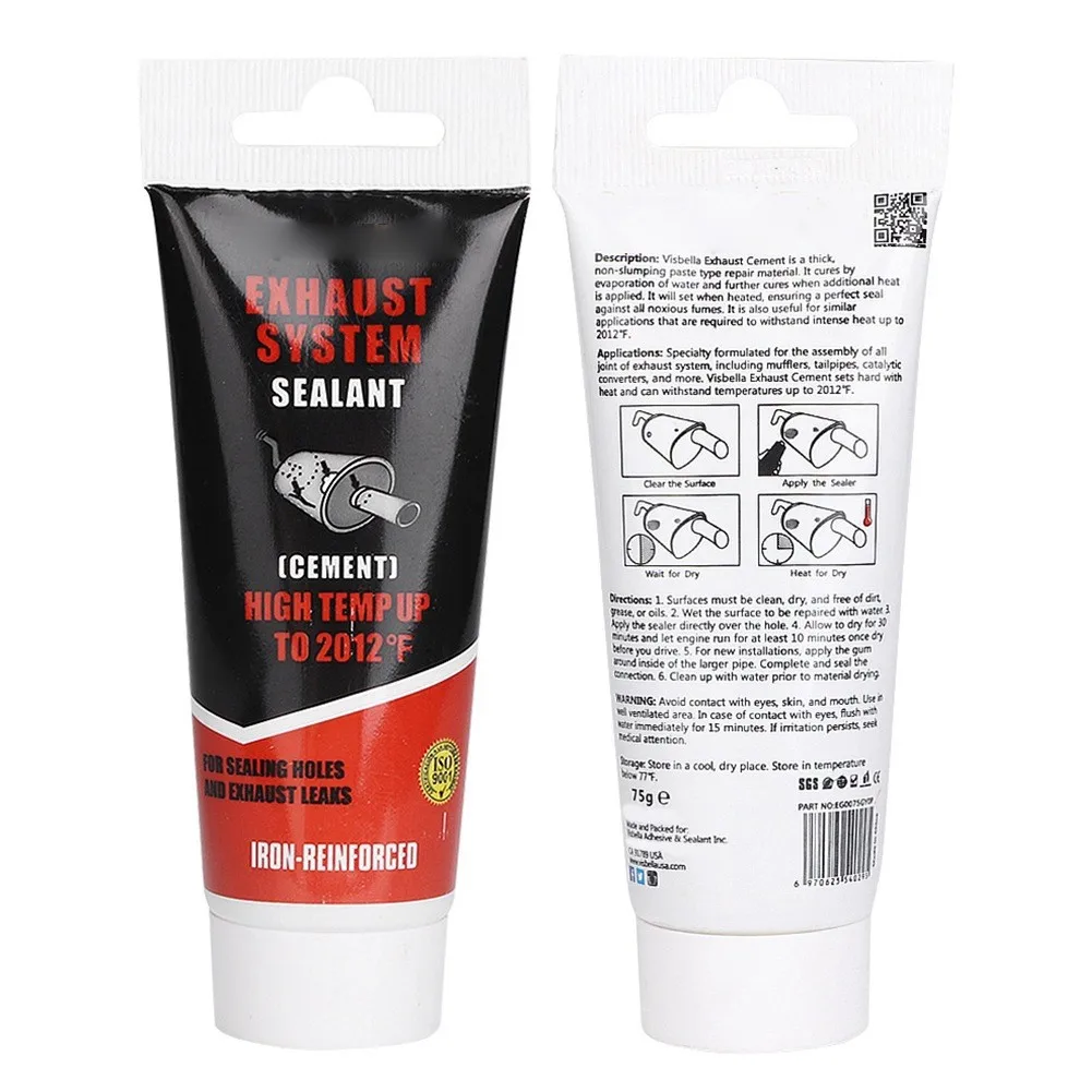 Набор для ремонта труб выхлопной системы автомобиля с высокой температурой до