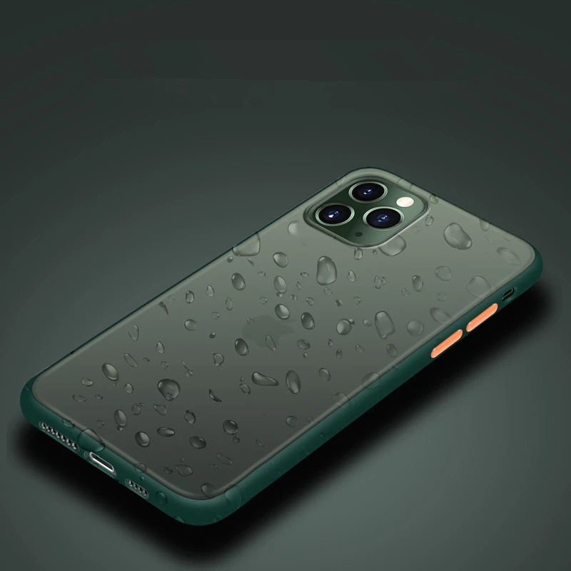 Ультратонкий матовый Противоскользящий чехол для Iphone 11 Pro Max X Xs XR 6S 6 7 8 Plus лучшая