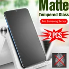 2 шт матовое закаленное стекло для Samsung Galaxy A02 A02s A42 A32 A12 защитная пленка Svmsung M02 M02s M12 защитное стекло