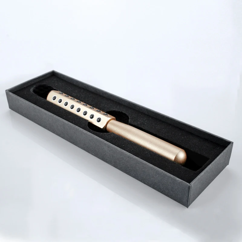 Роликовый массажер для лица устройство массажа 40 ГЕРМАНИЕВЫХ камней подтяжки