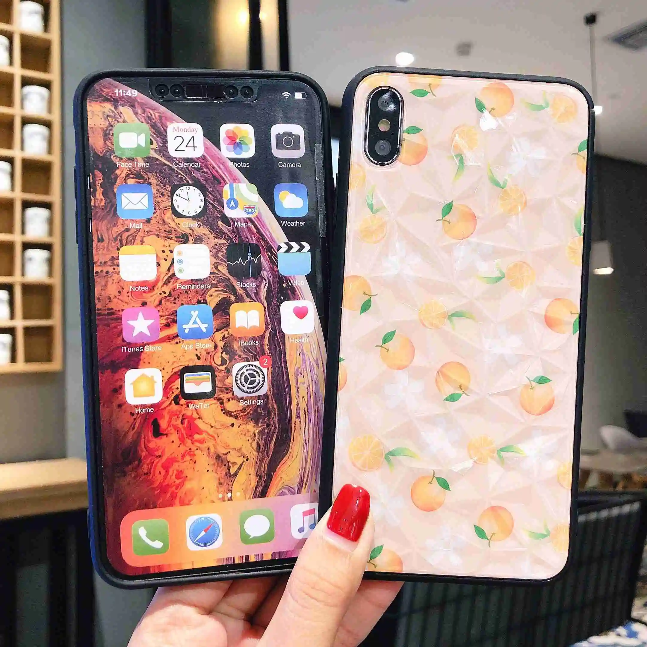 Чехлы для OPPO A39 F1S A59S A3S R15 F1 F3 R9s R11 R11s Plus R17 с милым мультяшным бриллиантом кожаный