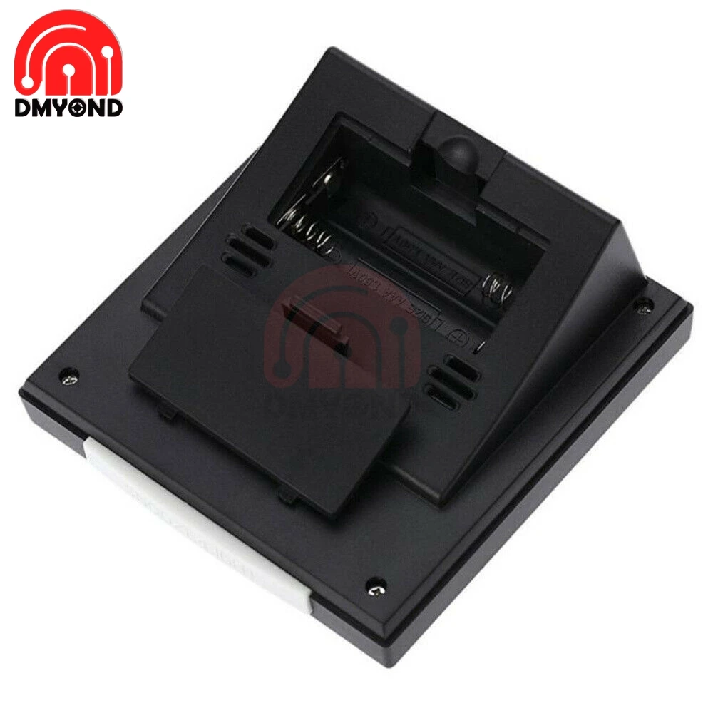 Цифровой термометр гигрометр с ЖК дисплеем большой экран календарь часы