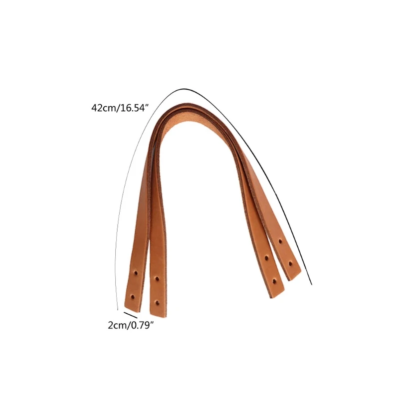 

6Pcs Cow Split Leather Purse Handles Genuine Leather Bag Straps Handbag Replacement Straps For DIY Handbag Accessories