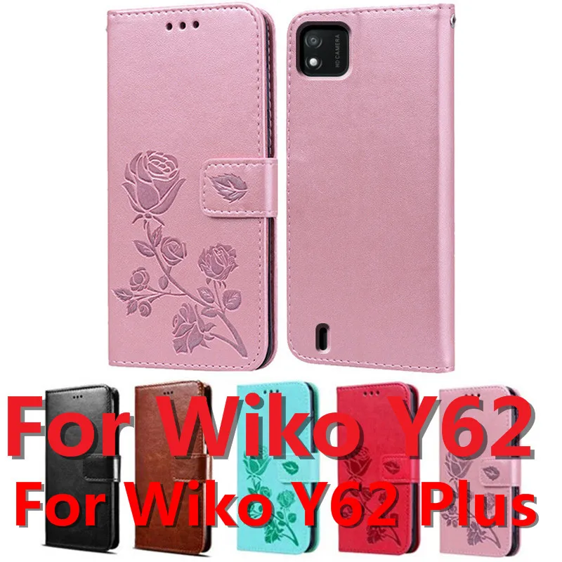 

Кожаный чехол для Wiko Y62 Plus, чехол с откидной крышкой, подставкой и магнитной застежкой для телефона Wiko Y62, чехол