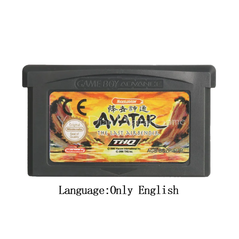 Для Nintendo GBA Видео игровой картридж консоль карточный Аватар последняя версия