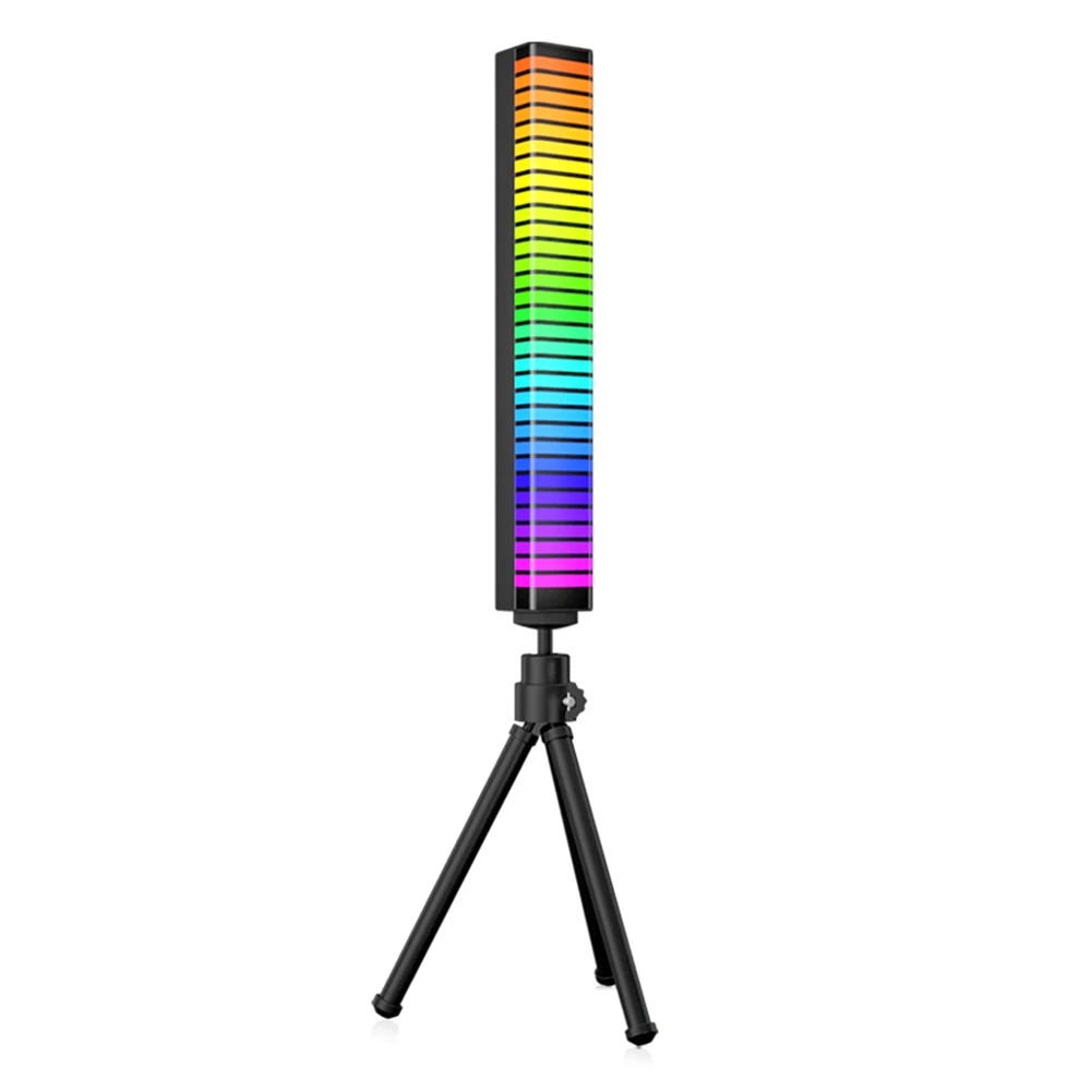 

3D дисплей, музыка, окружающая светодиодная световая панель, RGB Звуковое управление, RGB звуковой активатор с голосовой активацией, ритм окруж...