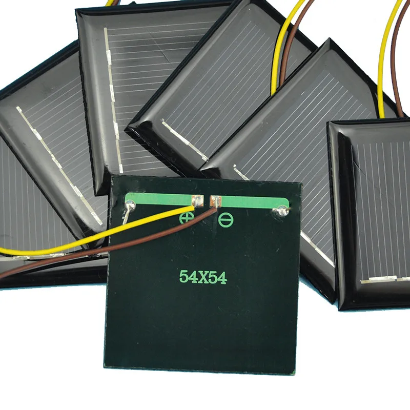 100 шт./лот оптовая продажа 2 в 1 ма поликристаллическая солнечная панель клей