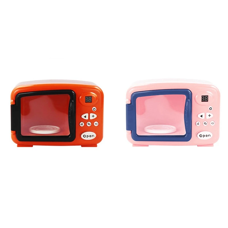 

Kids Kitchen Toys Simulation Microwave Oven Educational Toys Mini Kitchen Food Pretend Play Cutting Role Playing Toys