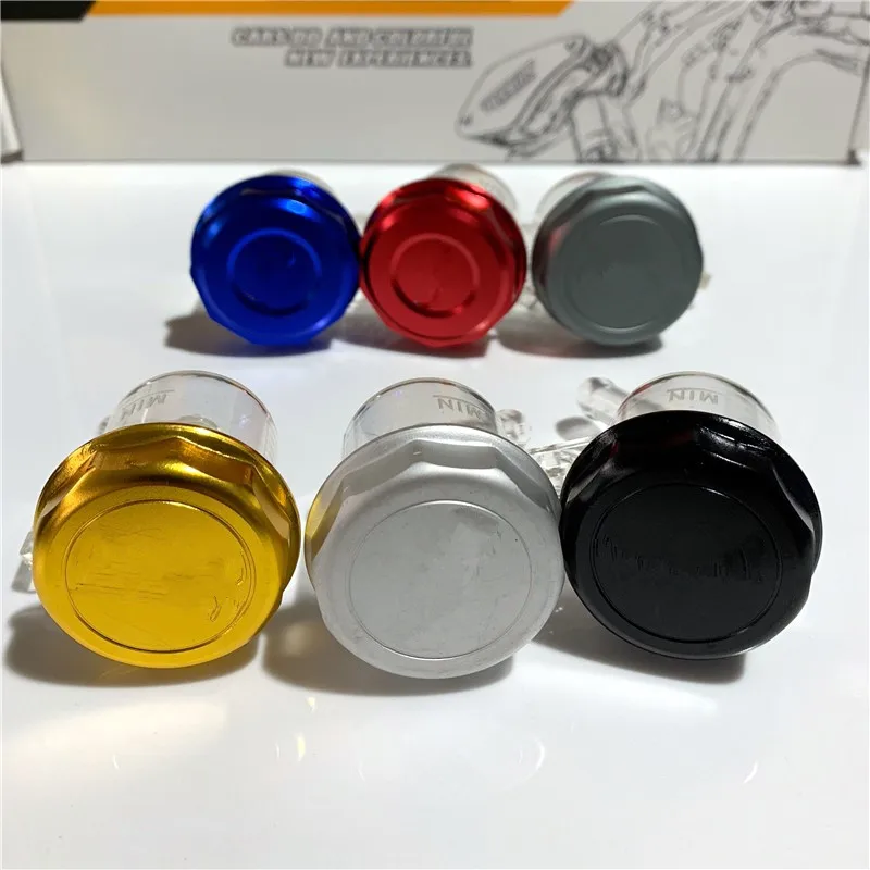 

Мотоцикл резервуар бачок главный тормозной цилиндр большой емкости с алюминиевым кронштейном 19 КР для honda yamaha Kawasaki ktm