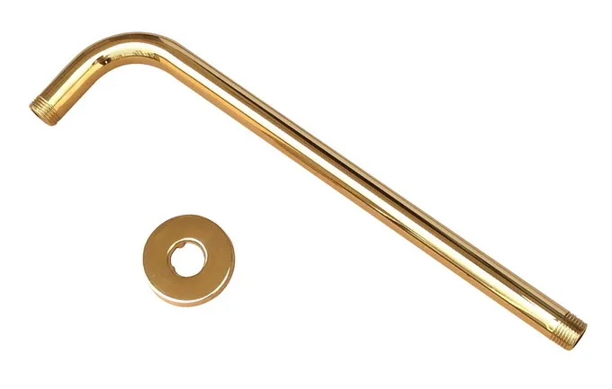 Роскошный золотой цвет латунь насадка для душа удлинительная труба настенный