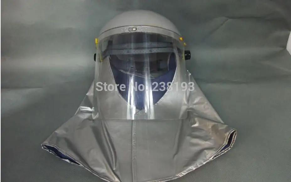 

Isolation protective work helmet face mask, virus isolation mask, UV ultraviolet protective mask, eye,thyroid protection,collar