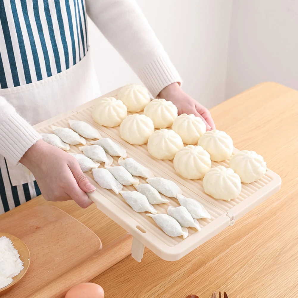 

Non-slip Dumplings Storage Rack Plastic Can Be Superimposed Buns Baking Pastry Holder Tray Cooking Tool Kitchen Accessories