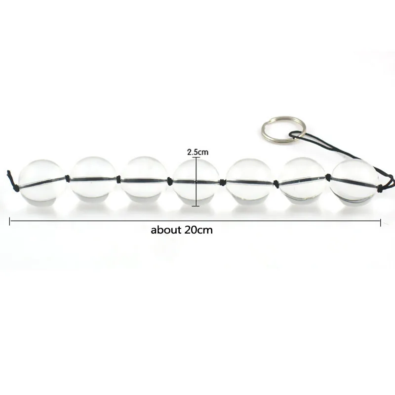 Взрослые Эротические Стекло анальные шарики Анальная пробка Анальный