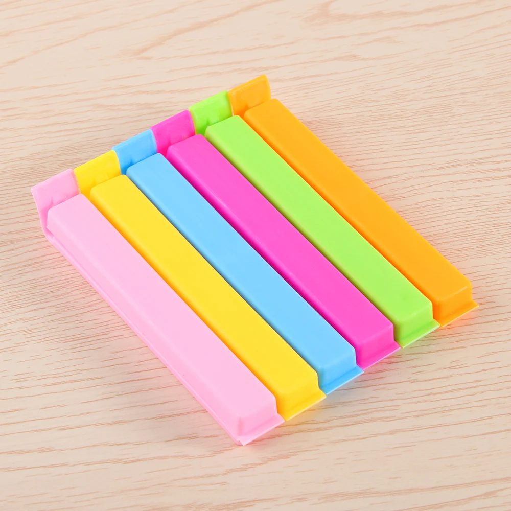 Случайный цвет! 5/10/20 шт. пластиковые зажимы для упаковки закусок|clip sealer|sealing bag