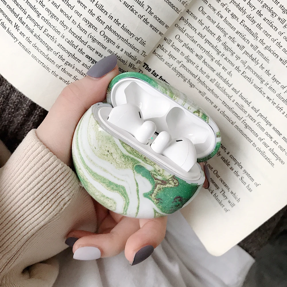 Marble Pattern Earphone Case Funda For Huawei Freebuds 3 Shookproof Cover 2 Pro Free Buds Cases Coque | Электроника