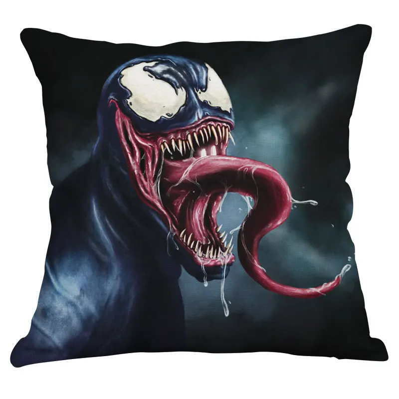 45x45 см Marvel Мстители Веном Человек-паук плюшевые игрушки наволочка аниме с