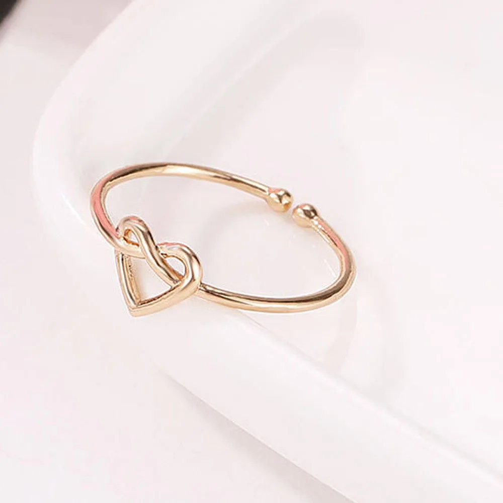 Обручальное кольцо с маленьким сердцем из нержавеющей стали|Кольца| |