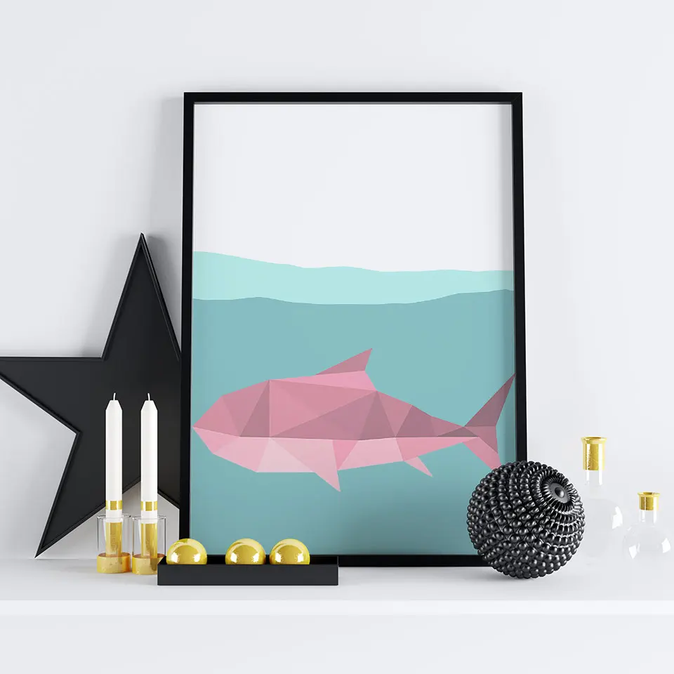 Абстрактная Картина на холсте с животными | Дом и сад