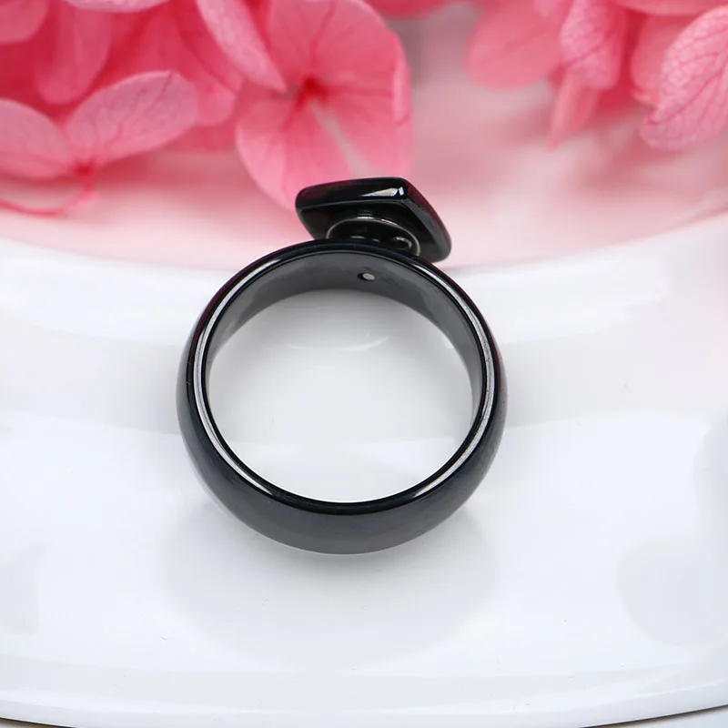 Special Brand Design 6mm White Black Ceramic Ring Wedding Engagement Men Women Rings Fashion Classic Anillos Jewelry Gift images - 6