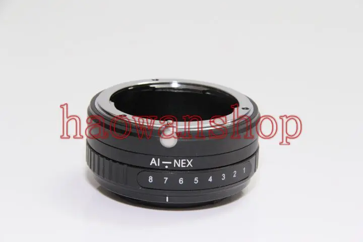 

Tilt adapter ring for Nikon F Mount Lens To sony E mount NEX3/5/6/7 a7 a7s a7r2 a7m3 a7r4 a9 a6400 a6000 a6300 a6500 camera