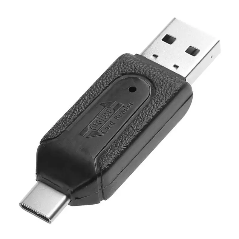 2 в 1 USB OTG кардридер Универсальный Micro TF/SD телефонные удлинители адаптер |