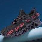 Кроссовки мужские сетчатые для бега, модная дышащая уличная спортивная обувь для пар, легкие на платформе, лето