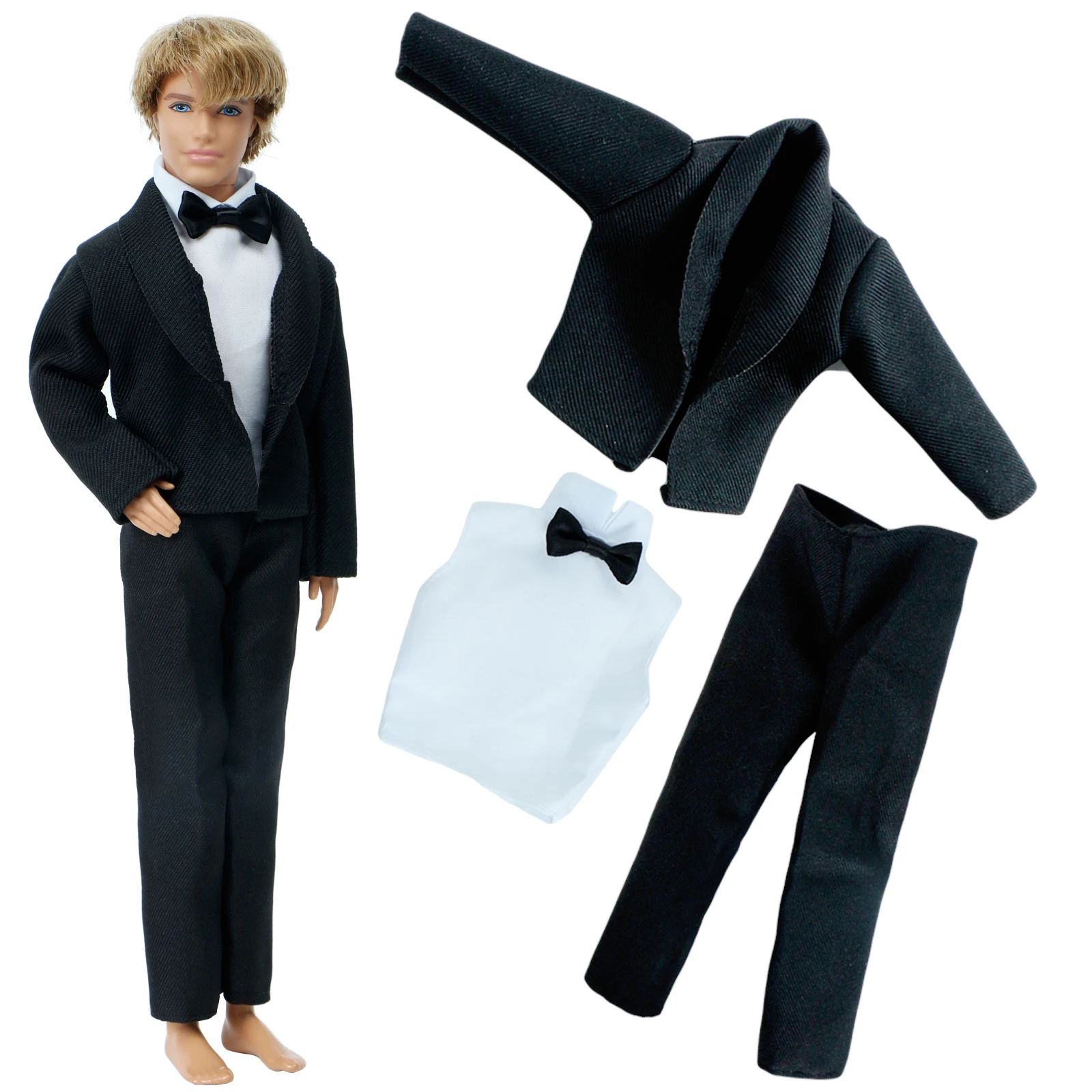 Lot Style 1 Set Daily Business Suit Outfits Pants + Shirt Coat Jacket Men Clothes for Ken Doll Accessories Baby Girl Boy Toys - купить по