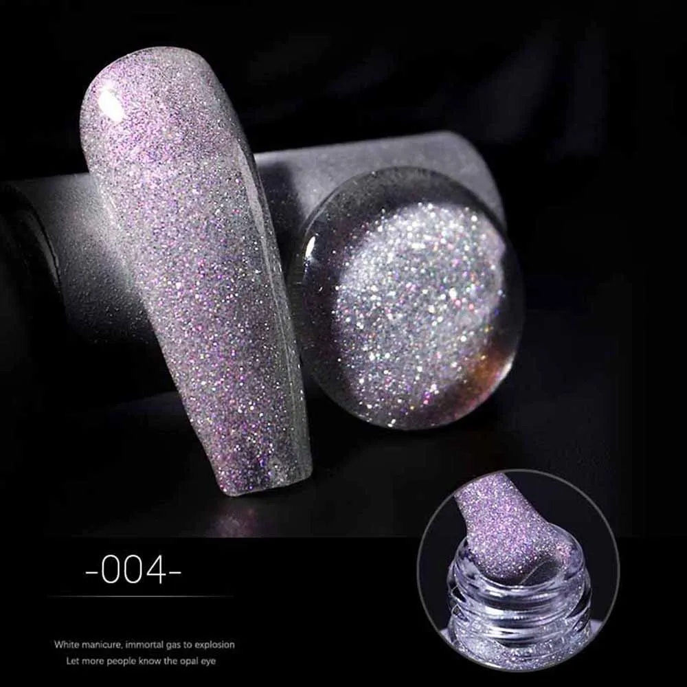 

8ML Diamond Dazzling Nail Gel Varnish Hybrid Semi Permanent Base For Top Nail Polish Painting Glitter Gel DIY Manicure Tool