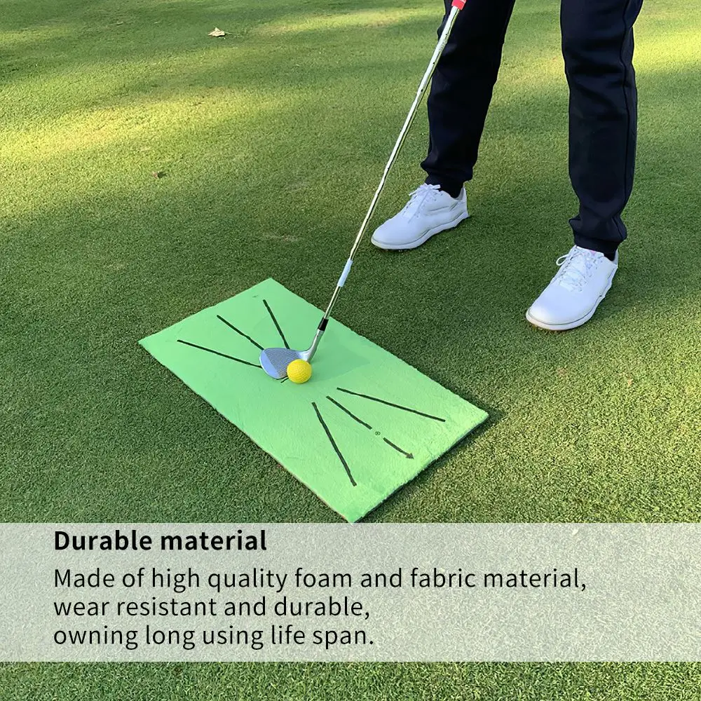 

Golf Training Mat for Swing Detection Batting Mini Golf Practice Training Aid Game and Gift for Home Office Outdoor Use