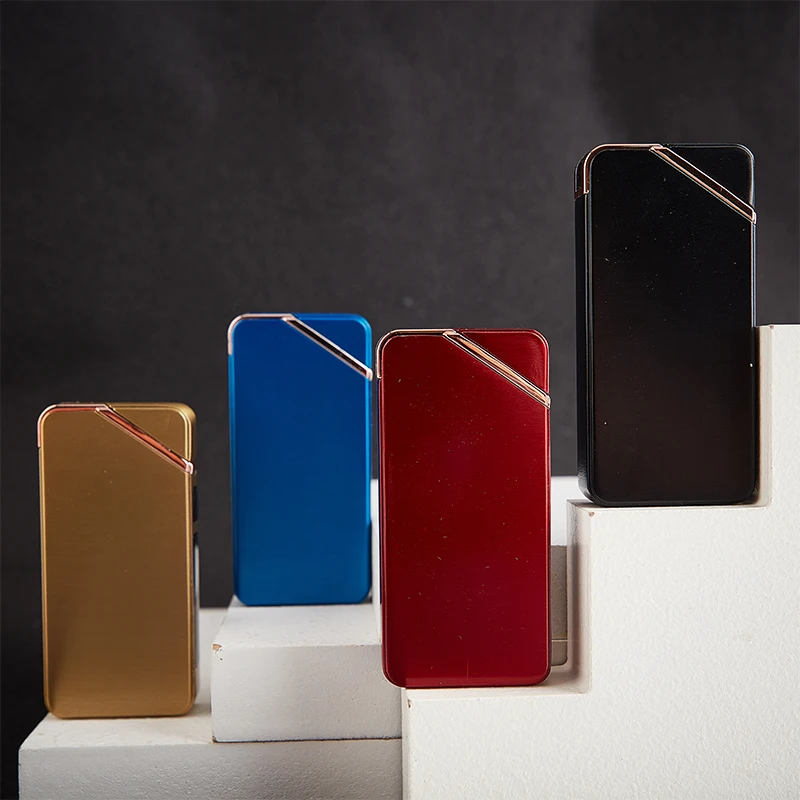 

Электрическая зажигалка с двойной дугой, заряжаемая от USB плазменная Зажигалка для курения, ветрозащитная беспламенная зажигалка