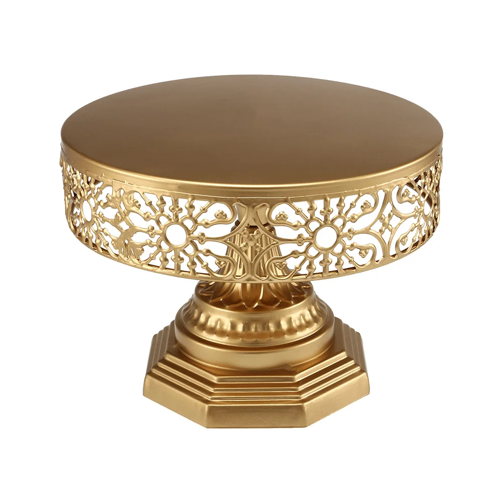 

Metal Cake Stand Wedding Dessert Tray Display Stand Metal Antique Round Wedding Party Event Birthday Party Pastry stylish