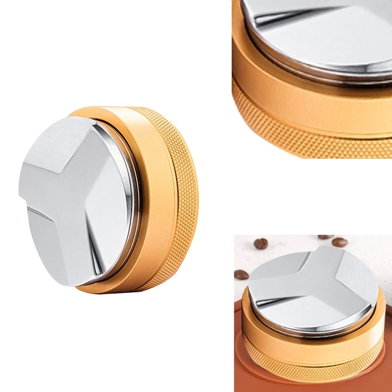 

Espresso Tamper,Coffee Distributor Tamper for Breville Portafilter,Adjustable Leveler Coffee Tamper