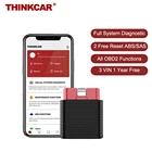 Сканер THINKCAR Thinkcar 2 OBD2, все системы, считыватель кодов автомобиля, проверка освещения двигателя, Автомобильный сканер, диагностические инструменты, автомобильные инструменты