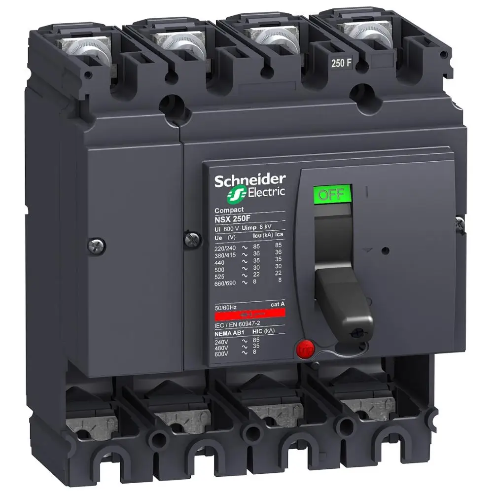 

circuit breaker sizes NSX MCCB NSX250S LV431396 circuit breaker sizes Compact NSX 4P NSX250S - 250 A - 4 poles - without trip