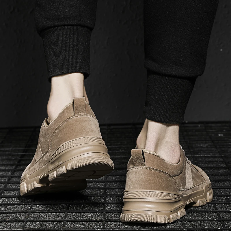 

High Quality Fashion Leather Men Casual Shoes Zapatos Rubber Male Walking Shoes Outdoor Sneakers Men Designer Shoes Footwear