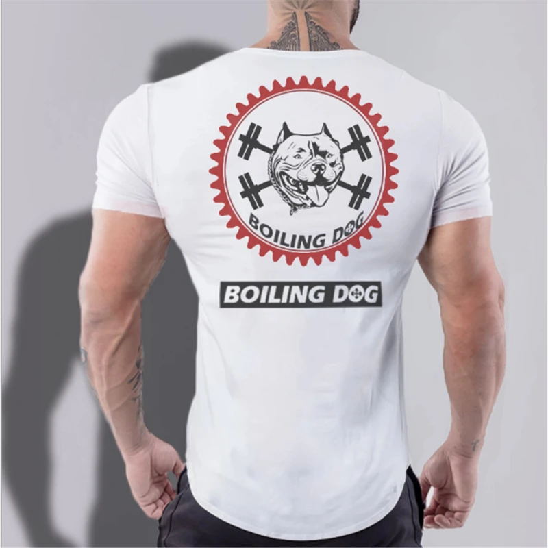 Рубашка мужская хлопковая с короткими рукавами тренировочная одежда для