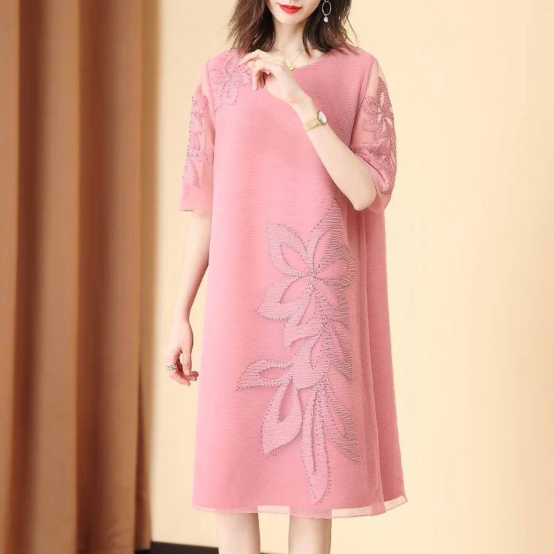 

Spring Summer Fashion New Tidal Popular Loose Pleated Dress
