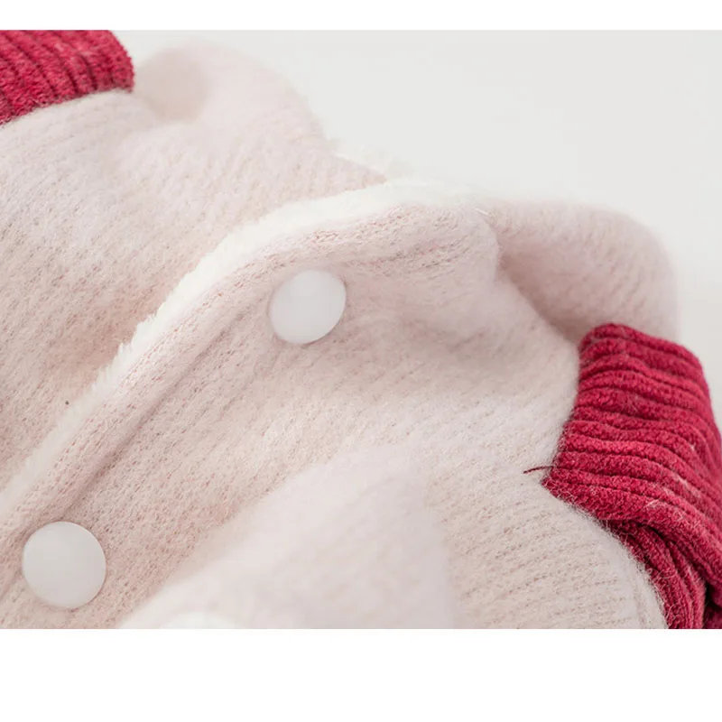 XS-3XL 7 Sizes-3C Dog Clothes Pet Jumpsuit For Pug Dachshund 4 Legs Warm Coat Winter 32-61cm Bust Clothing Small Dog for Bulldog