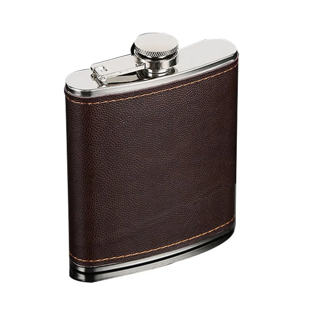 Фляга из нержавеющей стали бутылка крайней плоти портативная наружная маленькая