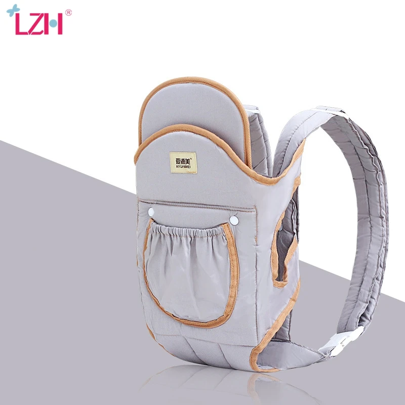 

LZH New Ergonomic Infant Baby Carriers Sling Front Hug Waist Stool Kangaroo Baby Wrap Carrier for Baby Travel 0-36 Months