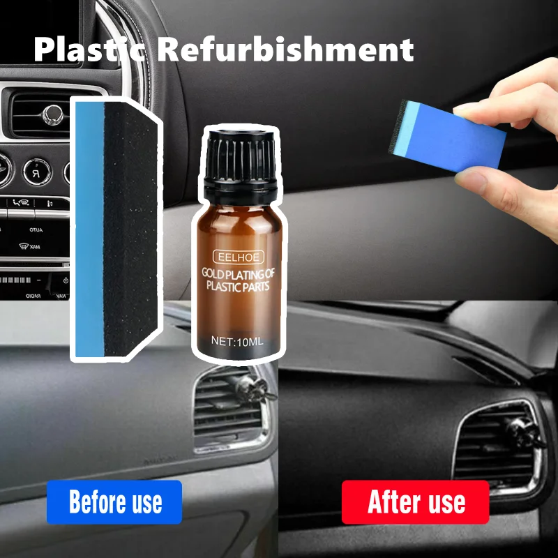 

10ml Car Plastic Refurbishment Refurbish Coating Paste Maintenance Cleaner Repair Cleaner Plastic Parts Retreading Wax Agent