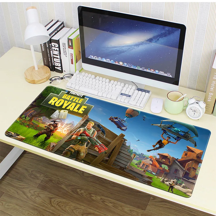 Игровой коврик для клавиатуры Fortnites компьютерная мышь с аниме рисунком большой