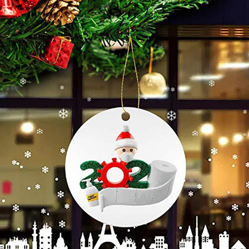2020 Рождественский орнамент персонализированные семейные украшения Дерево
